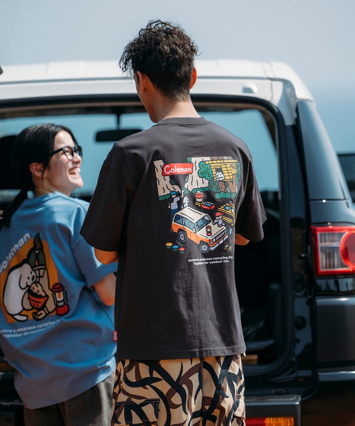 庫存倒數！！Coleman × matsui rocky camping SS TEE / 短袖T恤