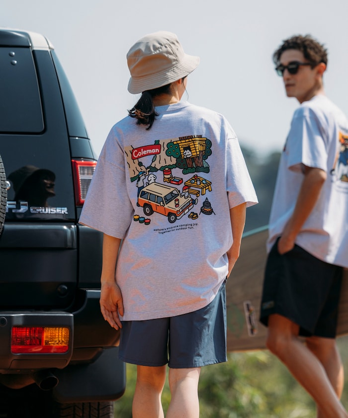 庫存倒數！！Coleman × matsui rocky camping SS TEE / 短袖T恤