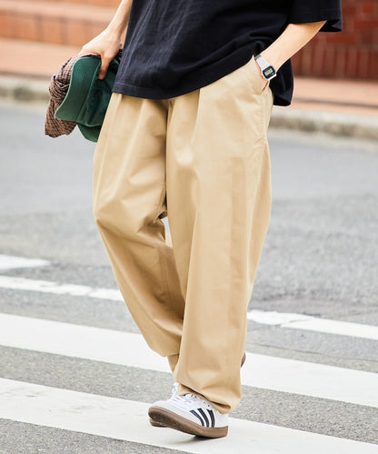 FREAK’S STORE / 寬版 錐形 鬆緊長褲