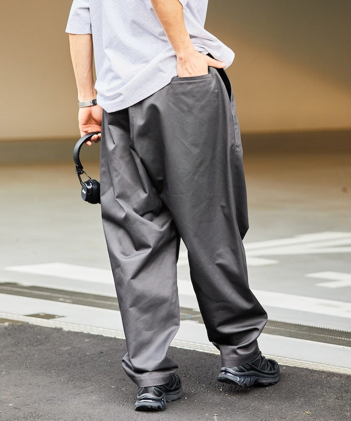 FREAK’S STORE / 寬版 錐形 鬆緊長褲