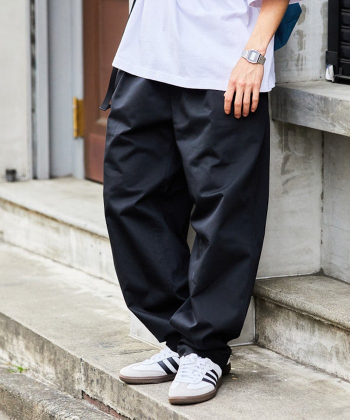 FREAK’S STORE / 寬版 錐形 鬆緊長褲