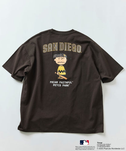 PEANUTS × MLB 聯名 短袖T恤 / PADRES