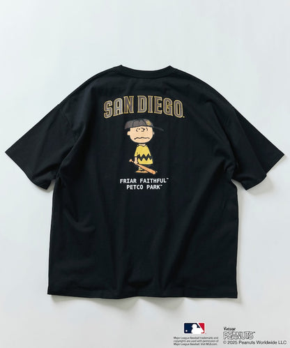 PEANUTS × MLB 聯名 短袖T恤 / PADRES