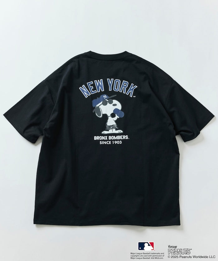 PEANUTS × MLB 聯名限定 短袖T恤 / YANKEES