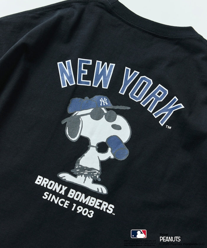 PEANUTS × MLB 聯名限定 短袖T恤 / YANKEES