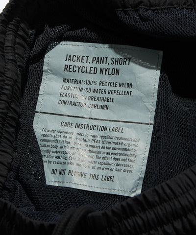 CAHLUMN Recycled Nylon Track Shorts / 回收尼龍輕機能短褲
