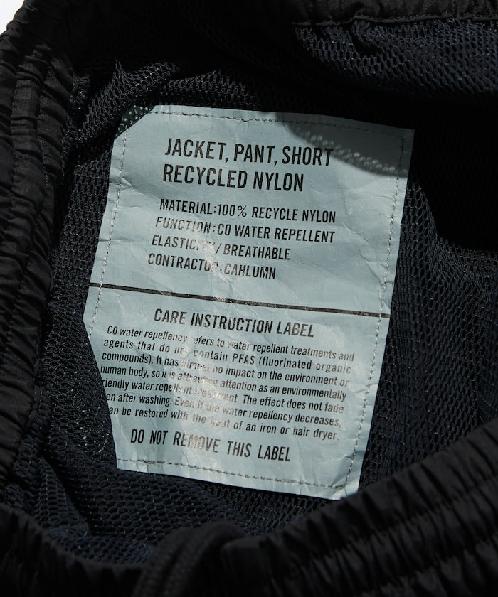 CAHLUMN Recycled Nylon Track Shorts / 回收尼龍輕機能短褲