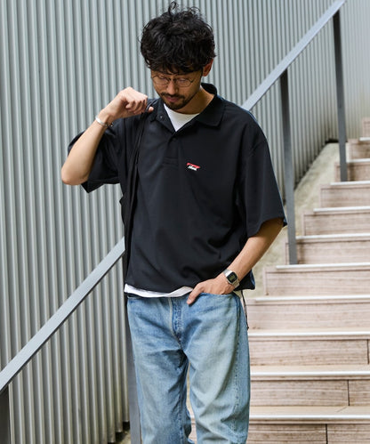 NANGA / 別注 neo-PRO 涼感抗UV吸濕速乾拉繩機能 POLO（日本製）