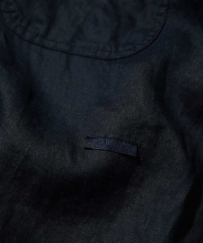 CAHLUMN Belgium Linen Open Collar Shirt 1.1 / 比利時亞麻開領 短襯衫