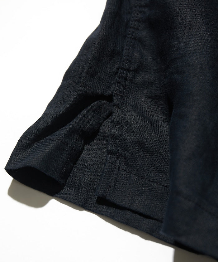CAHLUMN Belgium Linen Open Collar Shirt 1.1 / 比利時亞麻開領 短襯衫