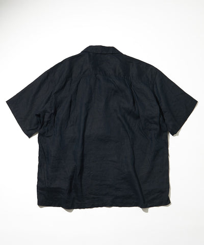 CAHLUMN Belgium Linen Open Collar Shirt 1.1 / 比利時亞麻開領 短襯衫