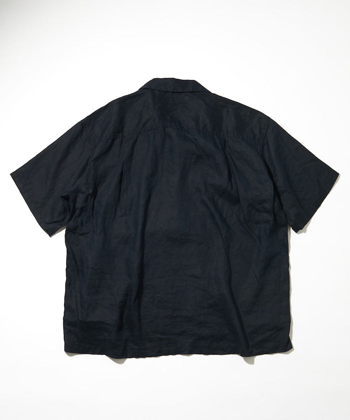 CAHLUMN Belgium Linen Open Collar Shirt 1.1 / 比利時亞麻開領 短襯衫
