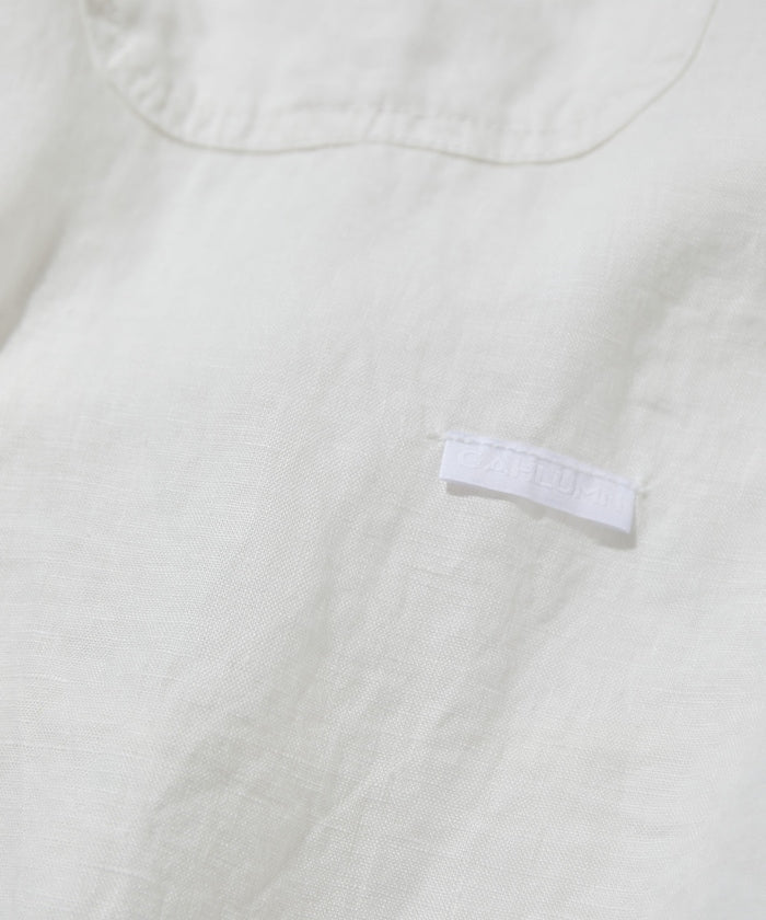 CAHLUMN Belgium Linen Open Collar Shirt 1.1 / 比利時亞麻開領 短襯衫