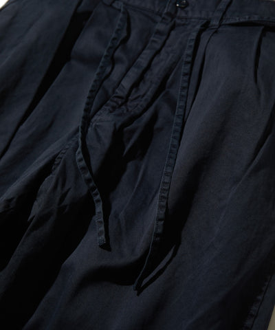 CAHLUMN Extra Long Staple Organic Cotton 2 Tuck Chino Pant / 超長纖維有機棉 2褶錐形寬版斜紋褲