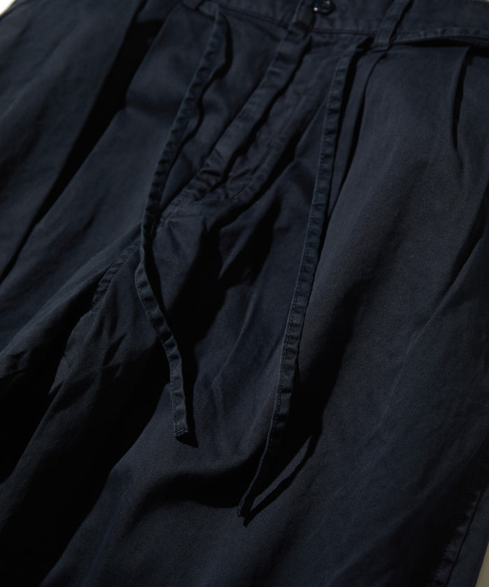 CAHLUMN Extra Long Staple Organic Cotton 2 Tuck Chino Pant / 超長纖維有機棉 2褶錐形寬版斜紋褲