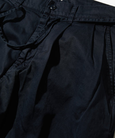 CAHLUMN Extra Long Staple Organic Cotton 2 Tuck Chino Pant / 超長纖維有機棉 2褶錐形寬版斜紋褲