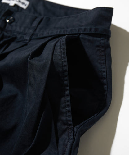 CAHLUMN Extra Long Staple Organic Cotton 2 Tuck Chino Pant / 超長纖維有機棉 2褶錐形寬版斜紋褲