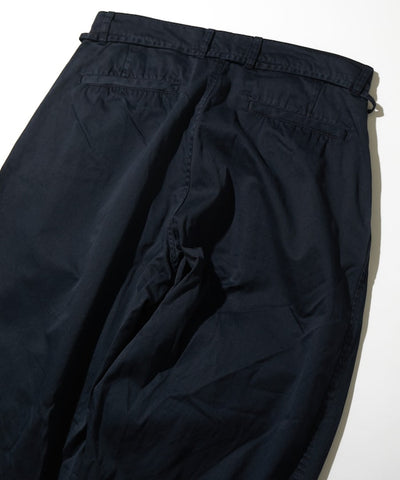 CAHLUMN Extra Long Staple Organic Cotton 2 Tuck Chino Pant / 超長纖維有機棉 2褶錐形寬版斜紋褲