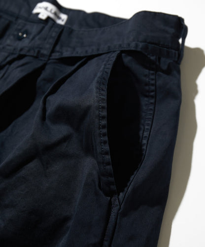CAHLUMN Extra Long Staple Organic Cotton 2 Tuck Chino Shorts / 有機棉雙褶寬版短褲