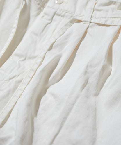 CAHLUMN Extra Long Staple Organic Cotton 2 Tuck Chino Shorts / 有機棉雙褶寬版短褲