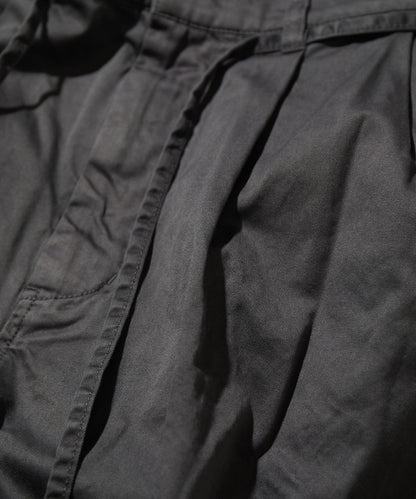 CAHLUMN Extra Long Staple Organic Cotton 2 Tuck Chino Shorts / 有機棉雙褶寬版短褲