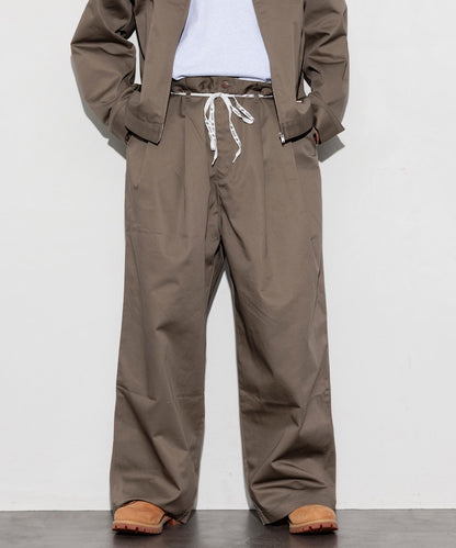 RED KAP 別注 SMU PT-38 2TUCK BAGGY WIDE TWILL PANTS / 別注寬版雙褶厚斜紋工作圓筒長褲