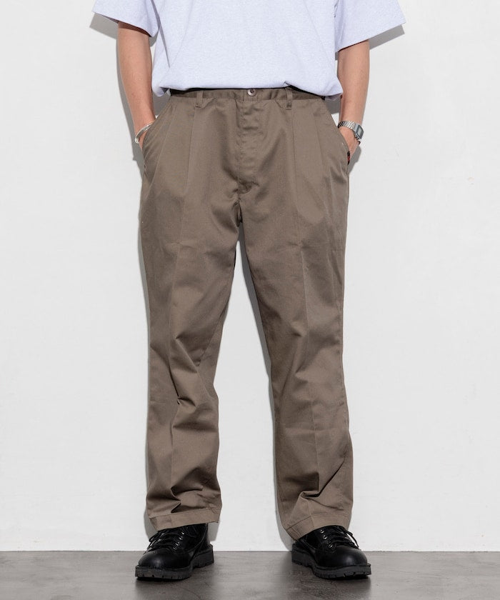 RED KAP 別注 SMU PT-38 SETUP 2TUCK WIDE PANTS / 兩褶寬版工作長褲