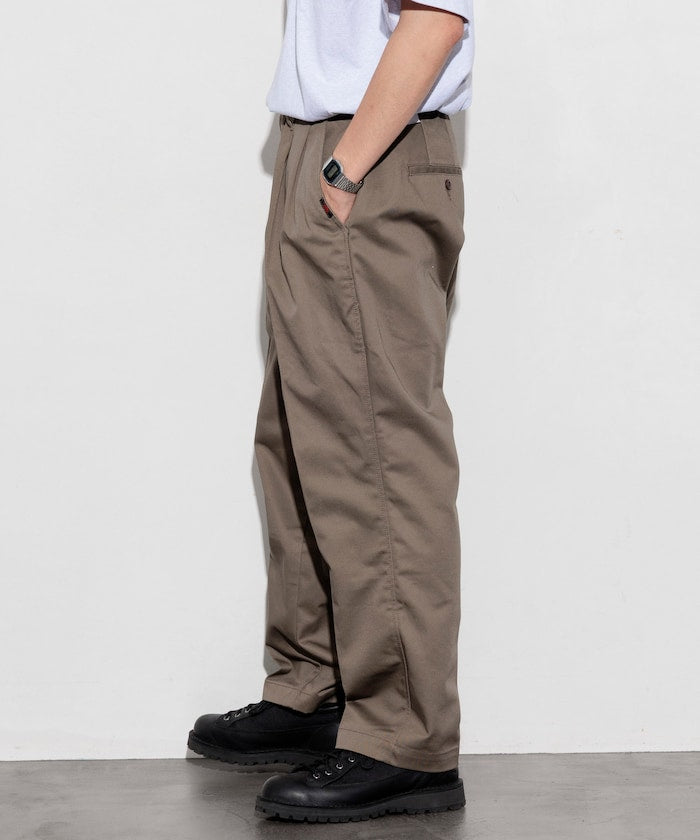 RED KAP 別注 SMU PT-38 SETUP 2TUCK WIDE PANTS / 兩褶寬版工作長褲