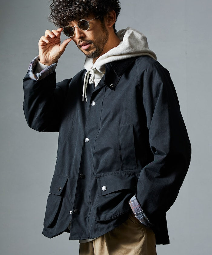 Barbour × FREAK'S STORE / 別注BEDALE OS Sleeve 中長版外套– RICHARD