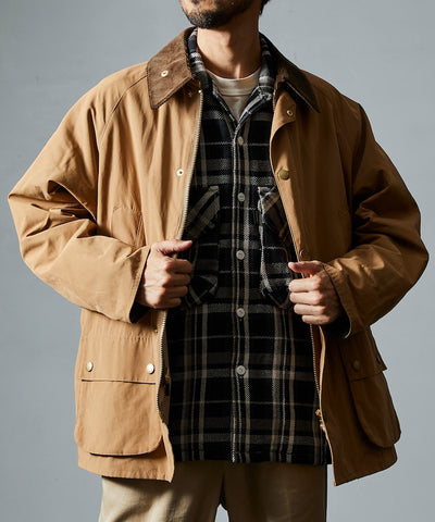 Barbour × FREAK'S STORE / 別注 BEDALE OS Sleeve 中長版外套