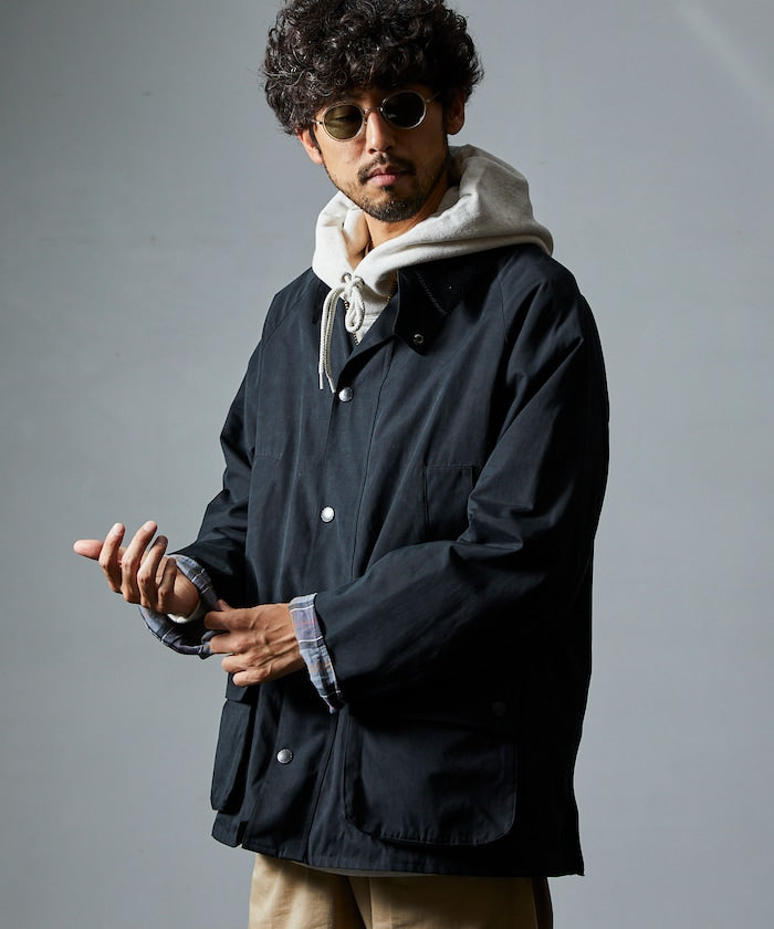 Barbour × FREAK'S STORE / 別注BEDALE OS Sleeve 中長版外套– RICHARD