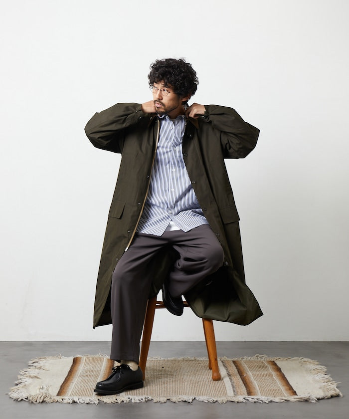 Barbour × FREAK'S STORE / 別注 SNOWDON 長版立領外套