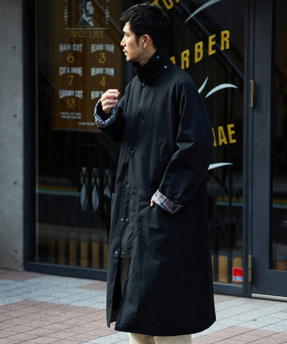 Barbour × FREAK'S STORE / 別注 SNOWDON 長版立領外套