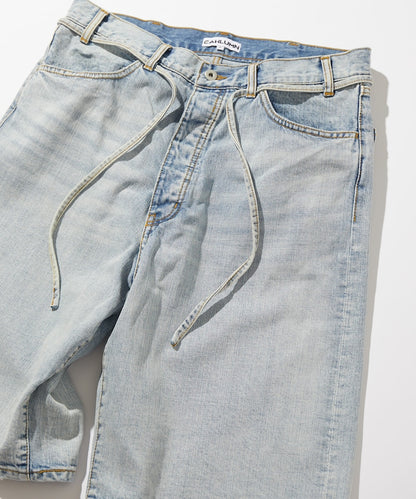 CAHLUMN Selvedge Denim Baggy Shorts / 13.2oz 日本織製 藍耳水洗丹寧短褲｜