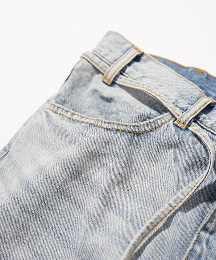 CAHLUMN Selvedge Denim Baggy Shorts / 13.2oz 日本織製 藍耳水洗丹寧短褲｜