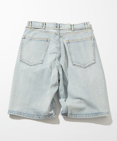 CAHLUMN Selvedge Denim Baggy Shorts / 13.2oz 日本織製 藍耳水洗丹寧短褲｜