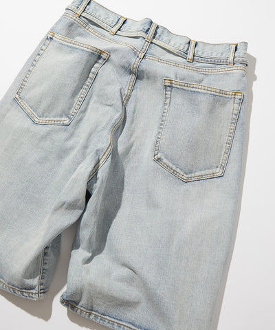 CAHLUMN Selvedge Denim Baggy Shorts / 13.2oz 日本織製 藍耳水洗丹寧短褲｜
