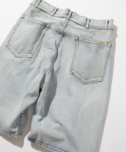 CAHLUMN Selvedge Denim Baggy Shorts / 13.2oz 日本織製 藍耳水洗丹寧短褲｜