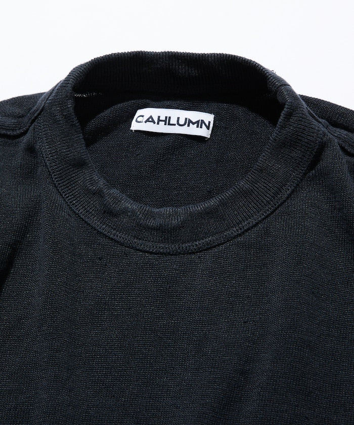 CAHLUMN French Linen Pocket T-Shirt / 亞麻 口袋 短袖T恤