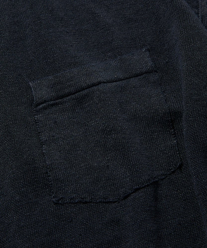 CAHLUMN French Linen Pocket T-Shirt / 亞麻 口袋 短袖T恤