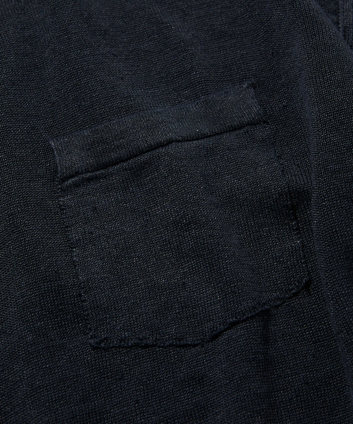 CAHLUMN French Linen Pocket T-Shirt / 亞麻 口袋 短袖T恤