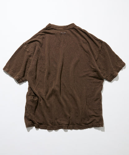 CAHLUMN French Linen Pocket T-Shirt / 亞麻 口袋 短袖T恤
