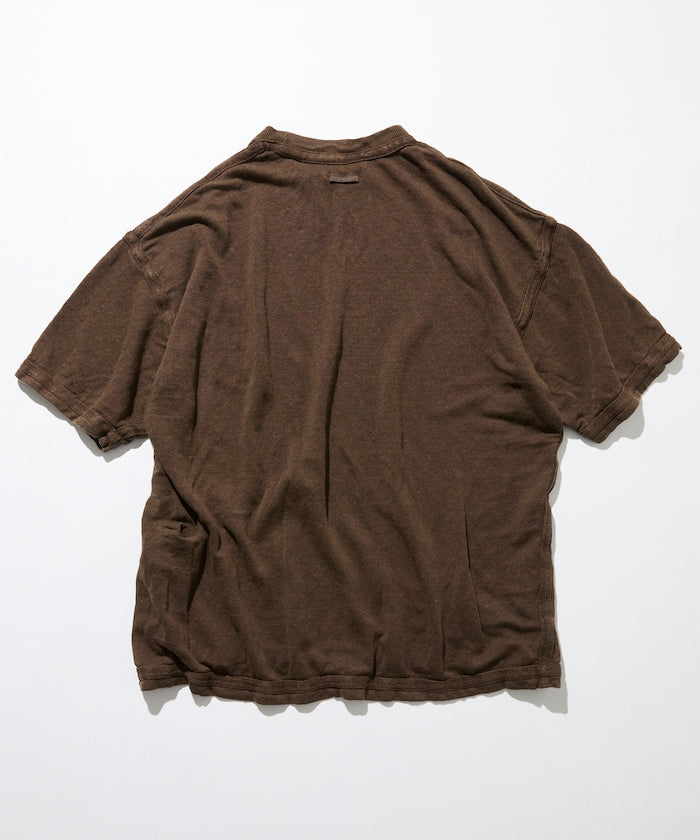 CAHLUMN French Linen Pocket T-Shirt / 亞麻 口袋 短袖T恤