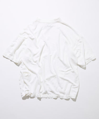 CAHLUMN French Linen Pocket T-Shirt / 亞麻 口袋 短袖T恤