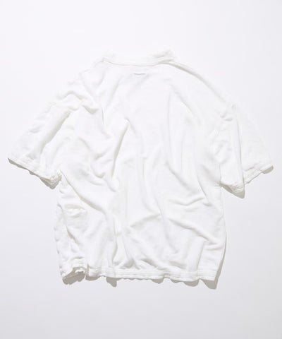 CAHLUMN French Linen Pocket T-Shirt / 法國諾曼地亞亞麻 雙面 口袋T恤