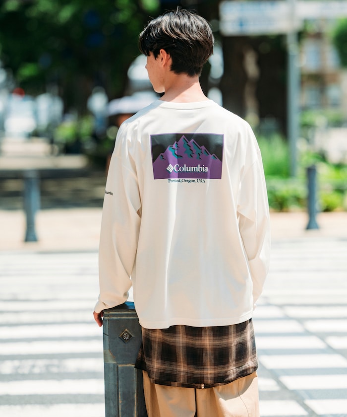 COLUMBIA X FREAK’S STORE / 山景長袖T恤