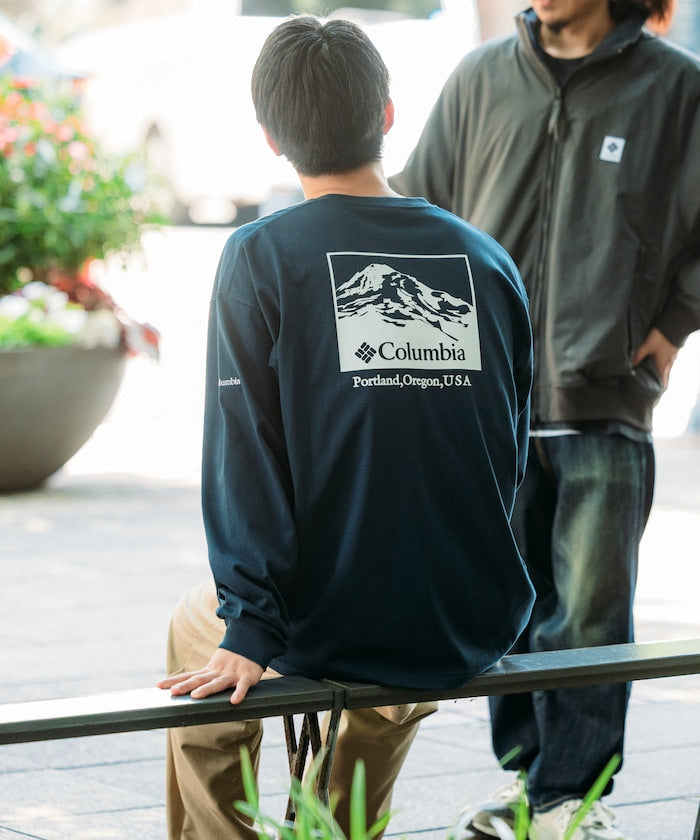 COLUMBIA X FREAK’S STORE / 山景長袖T恤