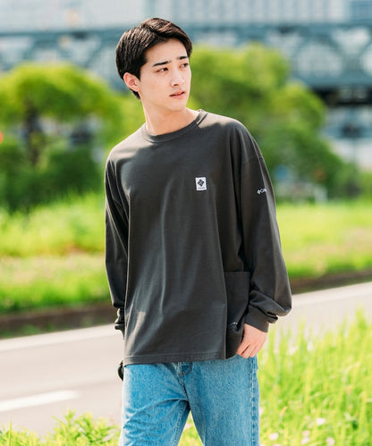 COLUMBIA X FREAK’S STORE / 側口袋 長袖T恤