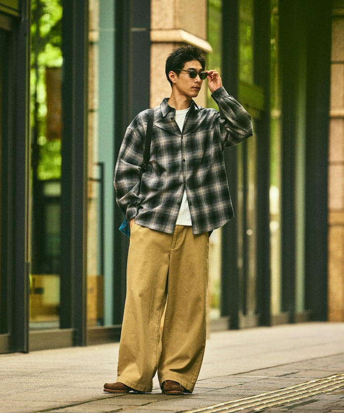 FREAK’S STORE / 漸層格紋柔棉襯衫