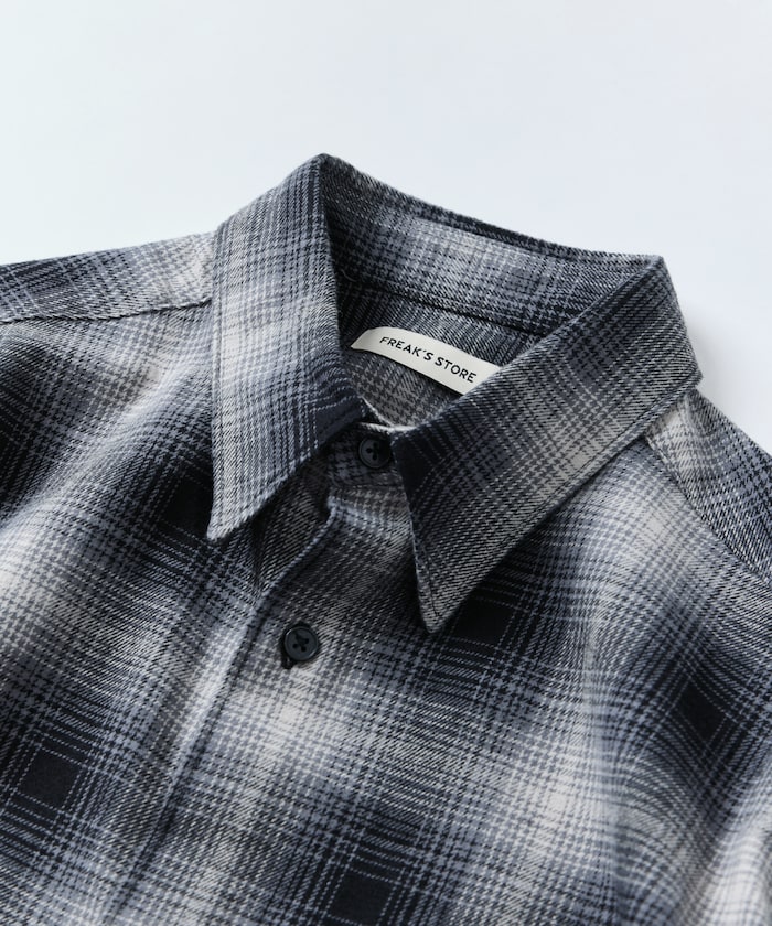 FREAK’S STORE / 漸層格紋柔棉襯衫